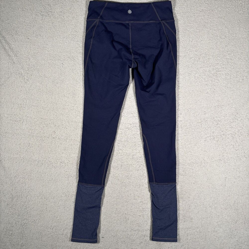 Athleta plié Tight‎ Legging Navy Blue Midrise 929784 Women’s Size Medium - Picture 10 of 13